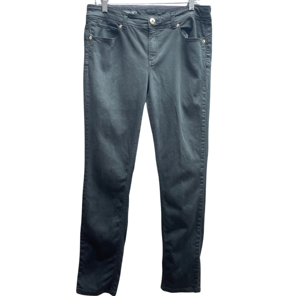 Cache Classic Style. Black Cotton Blend Skinny Jeans Sz 12